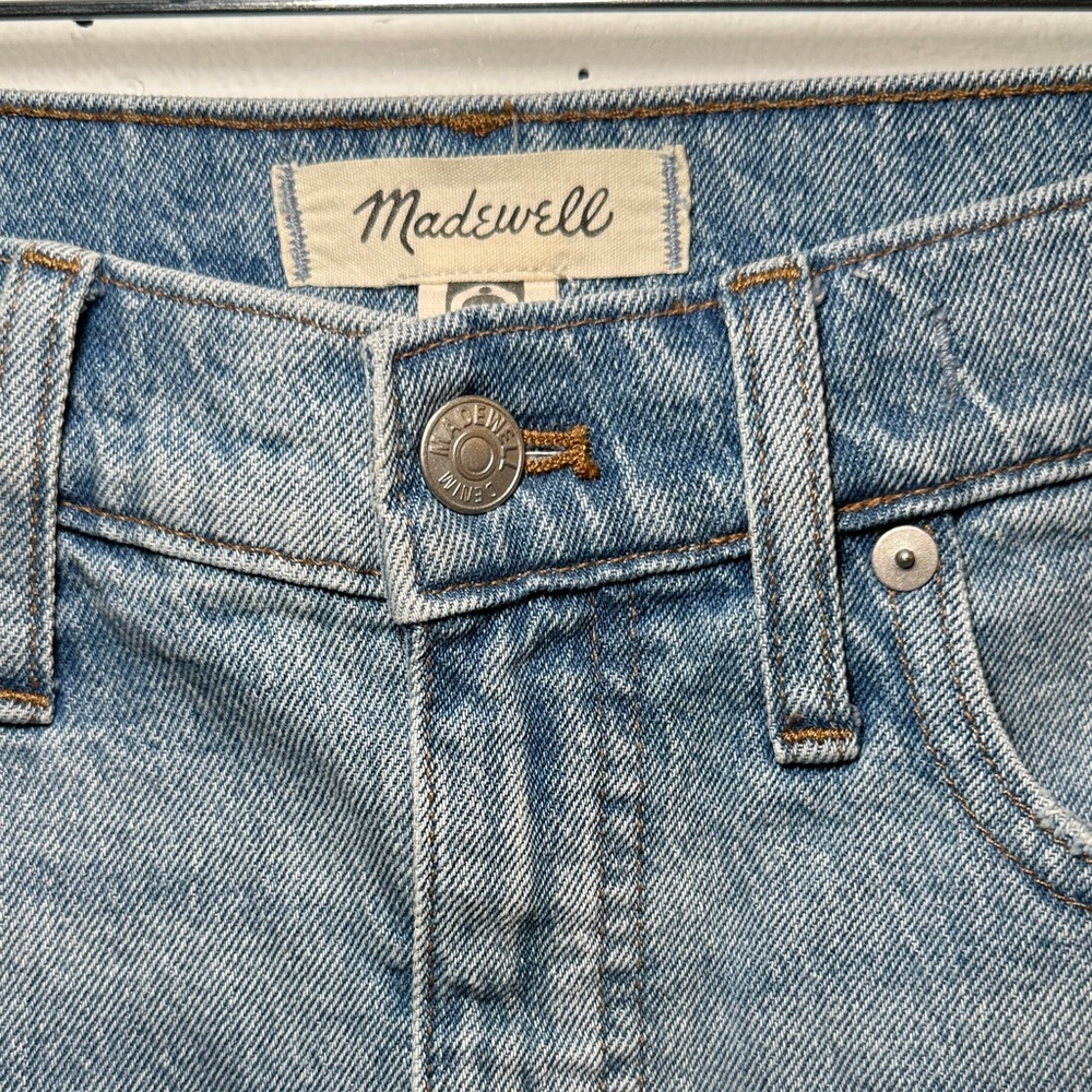Madewell High Rise Denim Shorts Size 26 - Picture 4 of 8